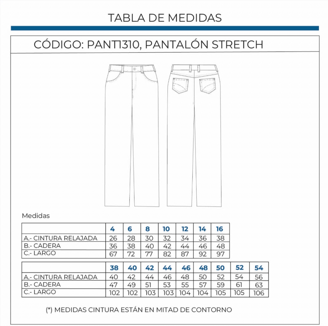 Pantalón Escolar Azul Marino