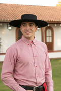 Huaso camisa roja ajustado