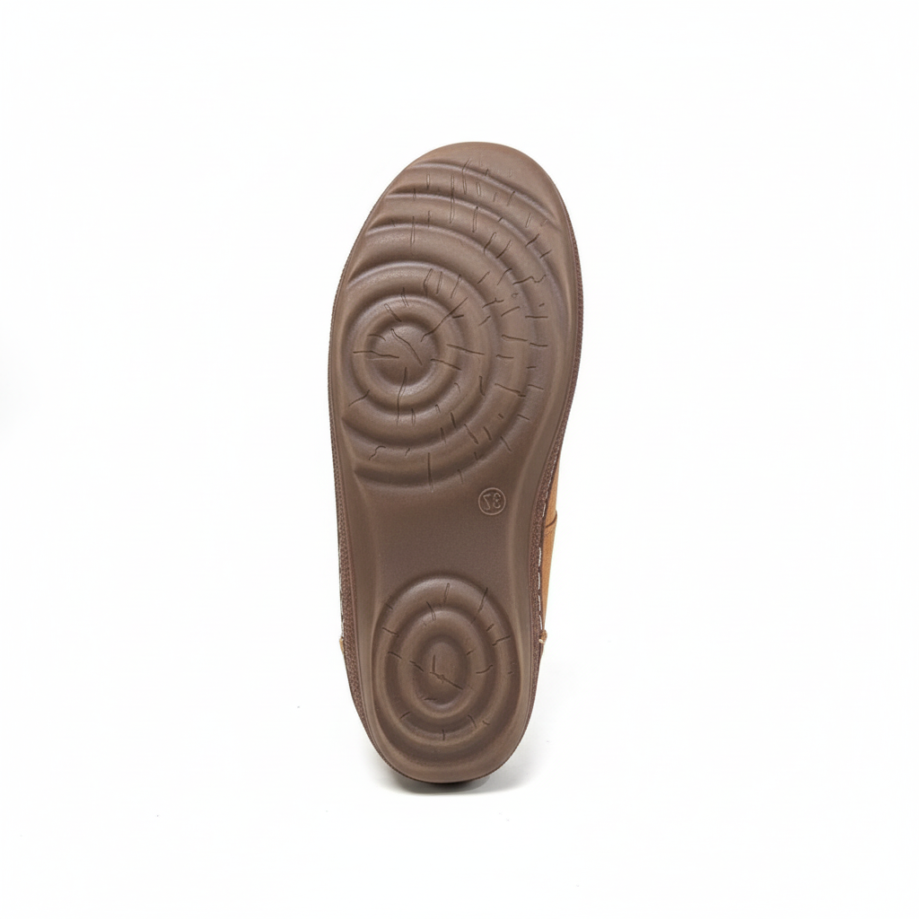 Botín invierno camel moccasin - suela