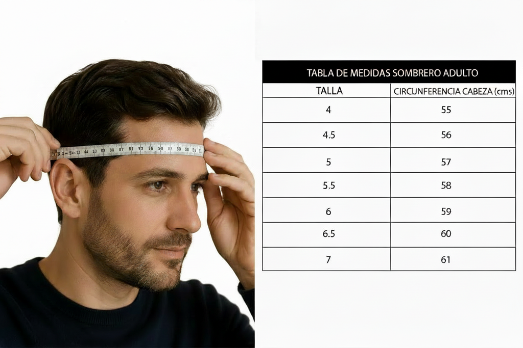 Tabla de medidas - figura más pequeña