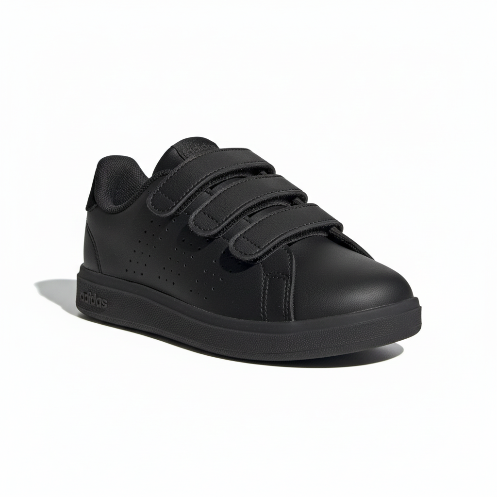 Zapatilla con velcro vista lateral
