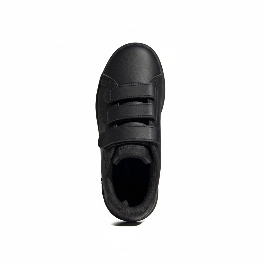 Zapatilla con velcro vista superior