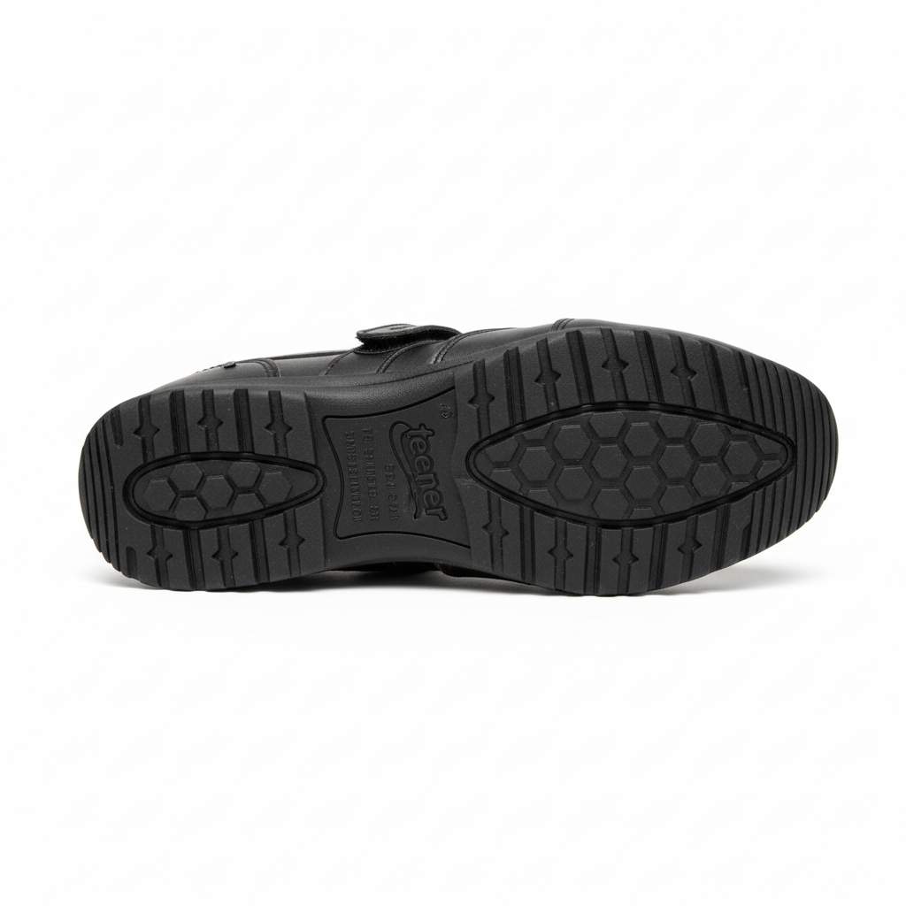 Zapato escolar con velcro vista suela
